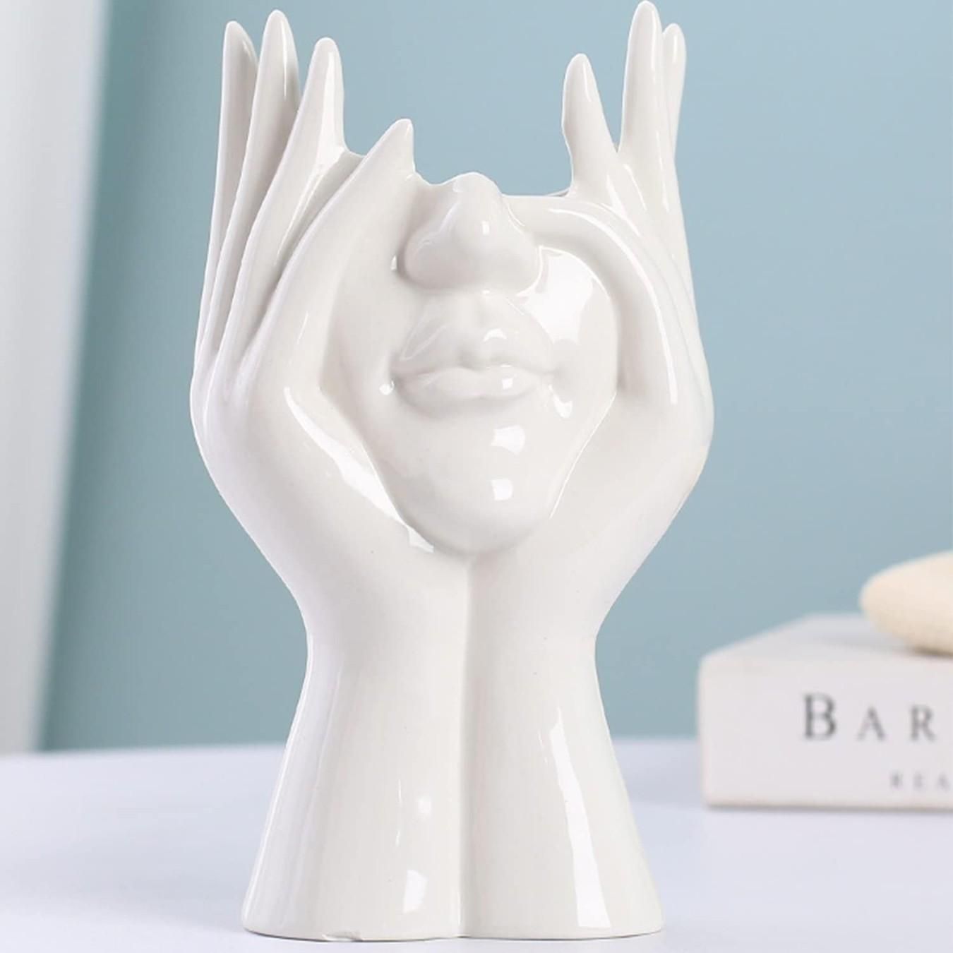Aesthetic Face Vase - Modern Ceramic Décor